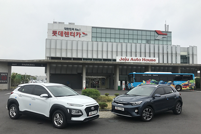 롯데렌터카, 제주 오토하우스에 최신 소형SUV 코나·스토닉 도입