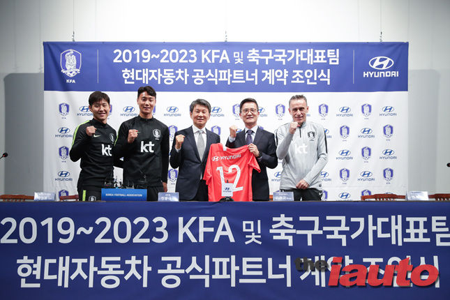 현대차, 한국 축구 국가대표팀 공식 파트너십 연장