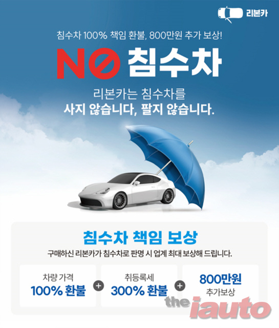 리본카, 전문가가 알려주는 ‘침수차 감별법’ 공개