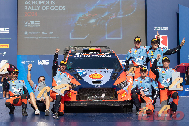 현대차 월드랠리팀, 2024 WRC 그리스 랠리 석권 쾌거