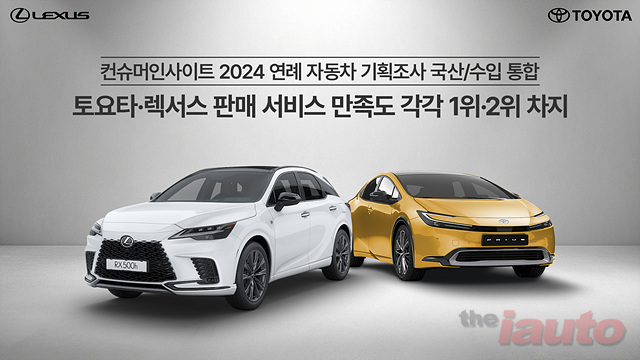 컨슈머인사이트, 토요타·렉서스, 판매 서비스 만족도 각각 1위·2위 차지