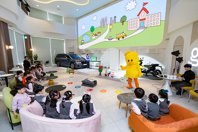 혼다코리아, 모빌리티 카페 더 고서 ‘제2회 어린이 교통안전교육’ 진행