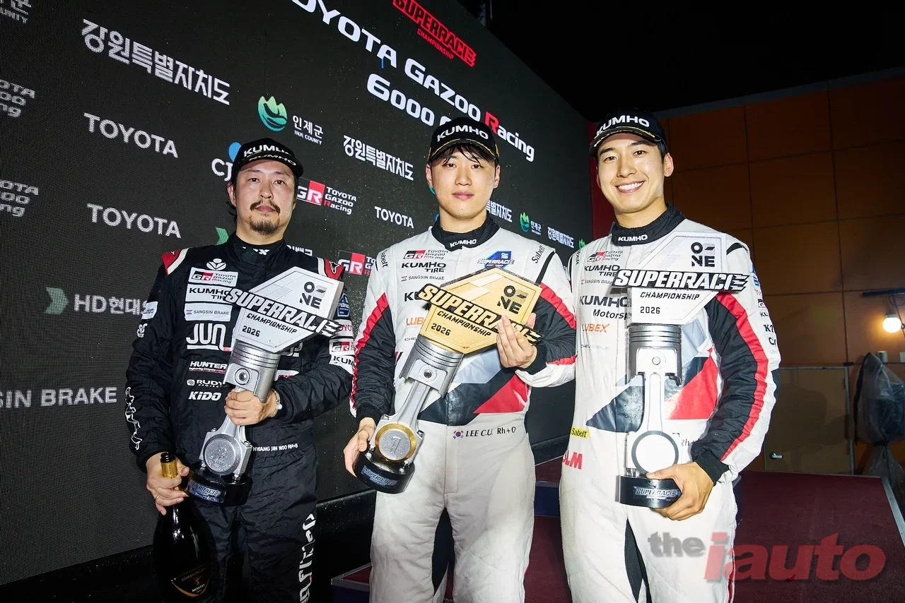 금호타이어, 4라운드 1~3위 포디엄 석권…압도적 기술력 입증